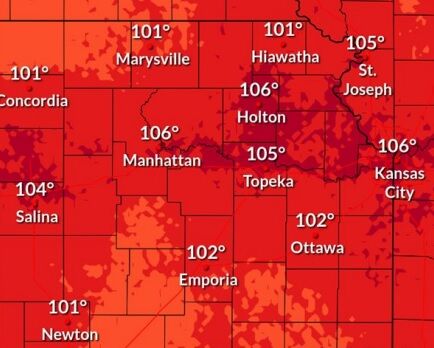 Heat index map - 8.1.22